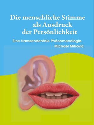 cover image of Die menschliche Stimme als Ausdruck der Persönlichkeit